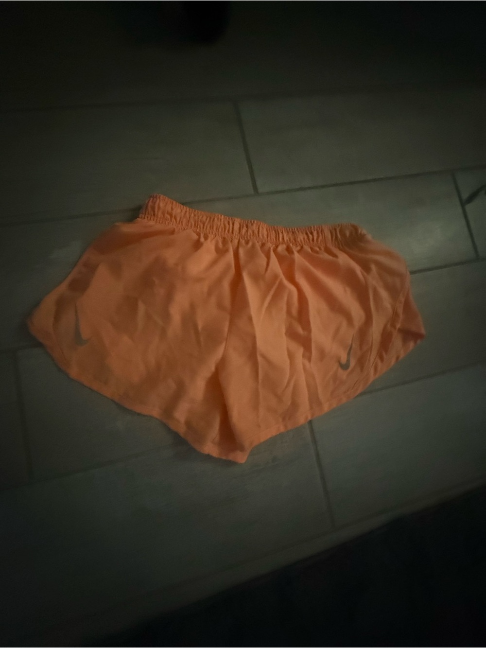 Nike Women’s Bright Orange Athletic Running Shorts